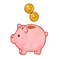 貯金箱のブタ